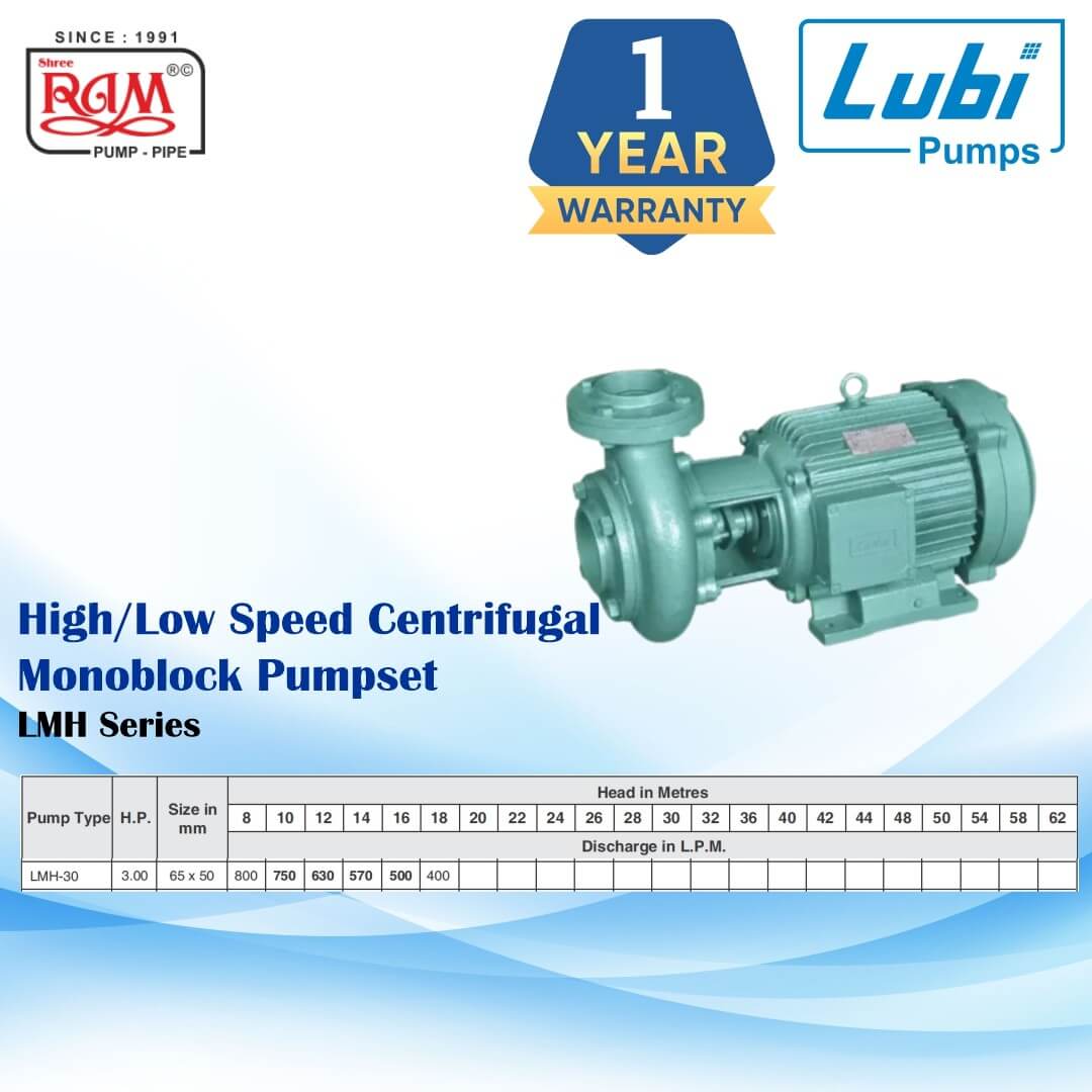 LUBI Centrifugal Monoblock Pump (LBH) (A Class)